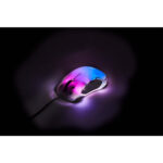 Mouse Inalambrico Manhattan 190381 12,800Dpi/7 Botones/Optico/USB-A/Luz LED Rgb Multicolor/Color Transparente