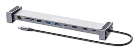 Docking USB 10Ptos Con Mst 2 Xhdmi 3Xusb-A USB-C USB-C Pd Rj