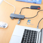 Hub USB-C Manhattan 190459/9 En 1/HDMI 4K/Pd 100W/Color Gris