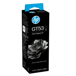 BOTELLA DE TINTA HP GT53 NEGRO 4,000 PAGINAS, 1VV22AL