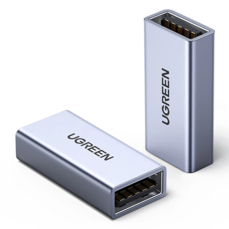 Adaptador USB-A Hembra A USB-A Hembra Ugreen 20119/Carcasa De Aluminio/Plug & Play/Compatible Con Versiones Anteriores De USB
