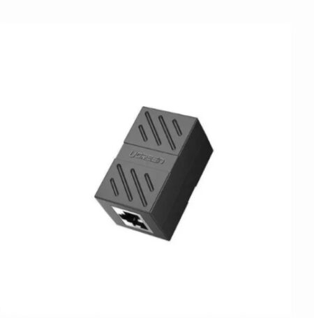 Acoplador Ugreen 20390 Extensor De Cable Ethernet RJ45 A RJ45/1000Mbps/Compatibilidad Con Cat7 Cat6A Cat6 Cat5E/Compatible Con PoE/Ignifugo/Abs/Color Negro