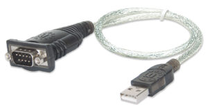 205146 Convertidor Usb A Puerto Serial Db9 Macho. Longitud Del Cable: 45 Cm