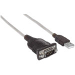 Convertidor De USB A Serial Manhattan Db9M 205153