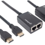 Extensor De Video HDMI Por Cat5E/Cat6, Distancia Maxima 30M, Manhattan 207386