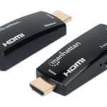 Kit Extensor Manhattan De Video HDMI Por Cable Cat5/6, 60M, 207539