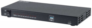 Video Splitter Hdmi 4k Manhattan De 8 Puertos, Negro, Hdmi, Hdmi, Hdmi, Hembra/hembra