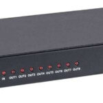 Video Splitter HDMI 4K Manhattan De 8 Puertos, Negro, HDMI, HDMI, HDMI, Hembra/Hembra