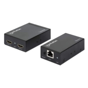 EXTENSOR VIDEO HDMI SOBRE ETHERNET MANHATTAN 207584 CAT6, 1080P