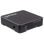 Splitter HDMI Manhattan 4K 60Hz De 2 Puertos/Alimentacion Ca/Color Negro/207591