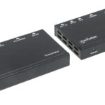 EXTENSOR HDMI SOBRE ETHERNET MANHATTAN 207638 HEMBRA/1080P UP TO 70 M//COLOR NEGRO