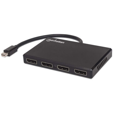 Video Splitter Displayport 1 Mini DP In: 4 DP Out UHD, Manhattan 207744