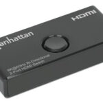 Switch HDMI Manhattan 207997 2 Puertos 8K/Bidireccional/Color Negro