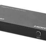 Switch HDMI Gigabit Manhattan 208222 Con 3 Puertos/4K/60Hz/Negro