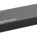 Switch HDMI Gigabit Manhattan 208222 Con 3 Puertos/4K/60Hz/Negro
