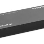 Video Splitter HDMI 4 Puertos Manhattan 208369, 4K/60Hz/Con Interruptor Edid Reductor De Escala/Negro