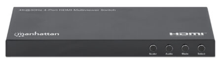 Switch Manhattan 208406 4 Puertos/Divisor De Video HDMI/4Xhdmi/3840X2160 4K