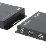 Kit De Extensor HDMI Manhattan 208413 Transmisor-Receptor Alambrico/1Xrj-45/1Xhdmi/Salida 1Xrj-45/1Xhdmi/120 Metros/Via Cat6/1080P