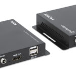 Kit De Extensor HDMI Manhattan 208413 Transmisor-Receptor Alambrico/1Xrj-45/1Xhdmi/Salida 1Xrj-45/1Xhdmi/120 Metros/Via Cat6/1080P