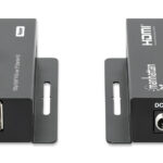 Kit De Extensor HDMI Manhattan 208413 Transmisor-Receptor Alambrico/1Xrj-45/1Xhdmi/Salida 1Xrj-45/1Xhdmi/120 Metros/Via Cat6/1080P