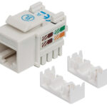 Jack RJ45 Cat5E Utp Keystone De Impacto Blanco