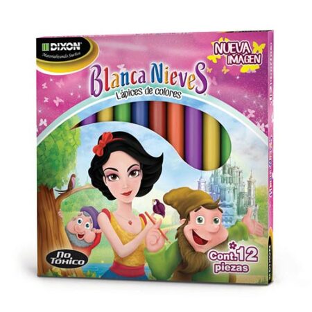 Colores Blanca Nieves C/12 Cortos 21040 Lapimex –