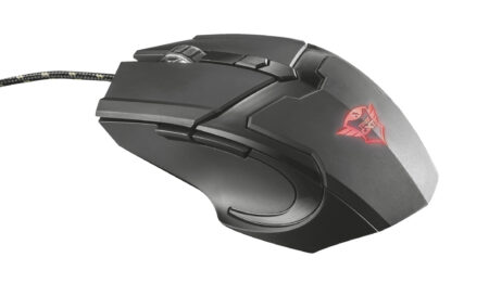 MOUSE ALAMBRICO GAMER TRUST XT 101 GAV, 4800DPI, 6 BOTONES, USB, COLOR NEGRO, 21044