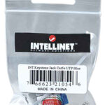 Jack RJ45 Cat5E Utp Keystone De Impacto Azul