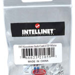 Jack RJ45 Cat6 Utp Keystone De Impacto Blanco