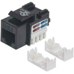 CONECTOR JACK CAT-6 DE IMPACTO INTELLINET 210720 NEGRO