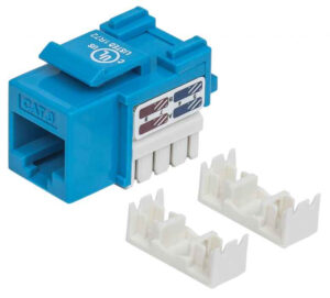 JACK RJ45 CAT.6 COLOR AZUL INTELLINET 210737