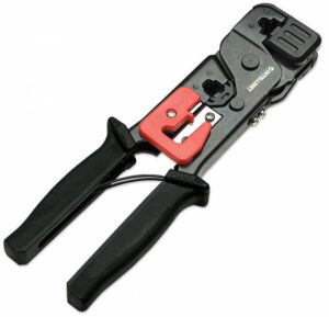 Pinza Crimpeadora Intellinet 210836, Negro, Rj-45