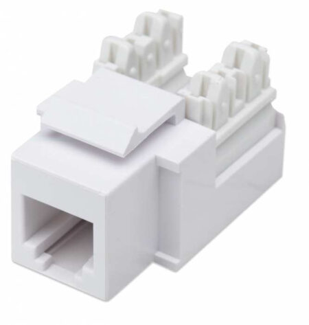 Conector Jack Intellinet RJ11/12 Blanco P/Telefono 210843