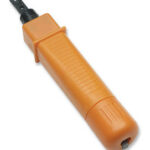 211055 Pinza Para Ponchar Terminal Jack, Con Control De Presion Y Almacenamiento Para Punta De Respaldo.