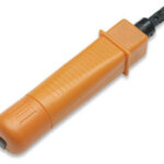 211055 Pinza Para Ponchar Terminal Jack, Con Control De Presion Y Almacenamiento Para Punta De Respaldo.