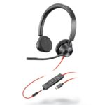 HP Poly Blackwire 3225 - Alambricos, USB-A, Conector 3.5 Mm, Binaural