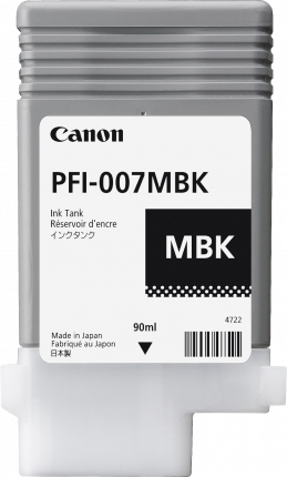 Tanque Canon Pfi-007 Mbk – Negro, Canon