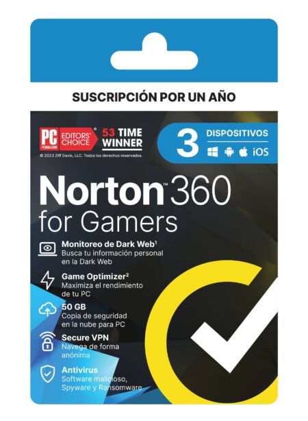 Norton 360 For Gamers 3D 1A 21443406 -
