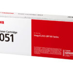 Cartucho Canon 051 Bk - Negro, Laser