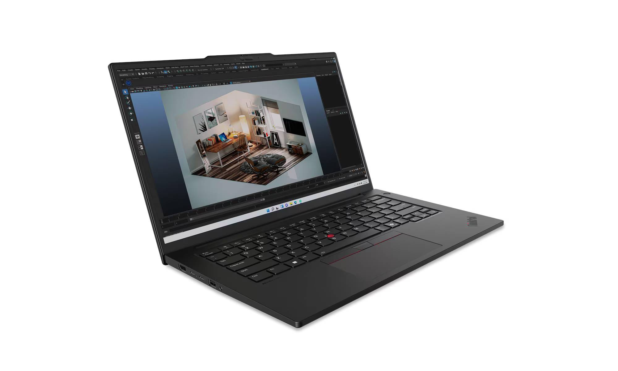 Laptop Lenovo Thinkpad P14s Gen 5 14.5"/intel Core Ultra 7-155h/16gb Ram/512gb Ssd/usb-c/hdmi/ethernet /rtx 500/windows 11 Pro/negro/21g3s13c00
