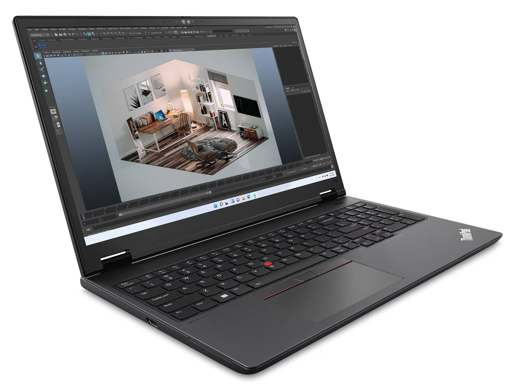 Laptop Lenovo 21kys10q00 Thinkpad P16v 16"/intel Core Ultra 9-185h/32gb Ram/1tb/usb/hdm/dp/nvidia Rtx 3000 Ada/windows 11 Pro/negro
