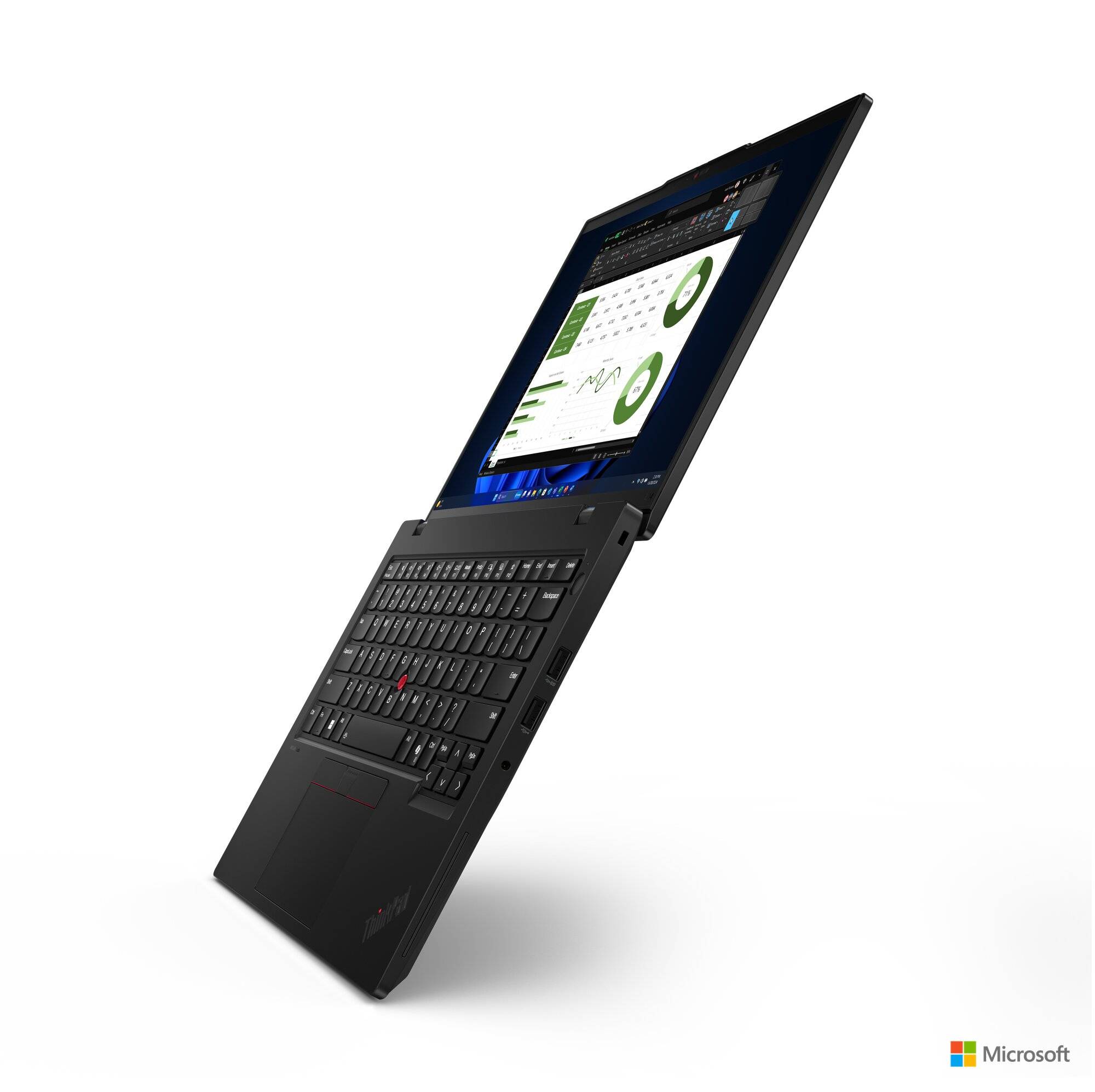 Laptop Lenovo Thinkpad L14 Gen 5 14"/core Ultra 7-155u/16gb/512ssd/español/win 11 Pro/color Negro/21l2000klm