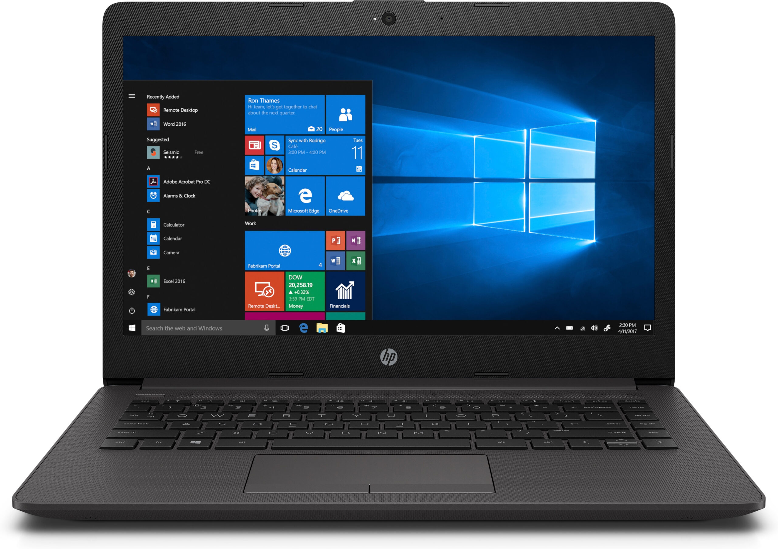 HP 245 G7 Computadora portátil 35.6 cm (14″) HD AMD Athlon Silver 3050U 4 GB DDR4-SDRAM 500 GB Unidad de disco duro Wi-Fi 5 (802.11ac) Windows 10 Home Plata
