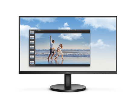 Monitor 21.5″ AOC 22B3Hm LED/Full HD/Plano/75Hz/4Ms/HDMI/VGA/Negro