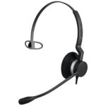 Diadema Mono C/Microfono Alambricos Jabra Biz 2300/Conexion Qd/Color Negro/Brazo Articulado Con Giro De 360º/2303-820-105