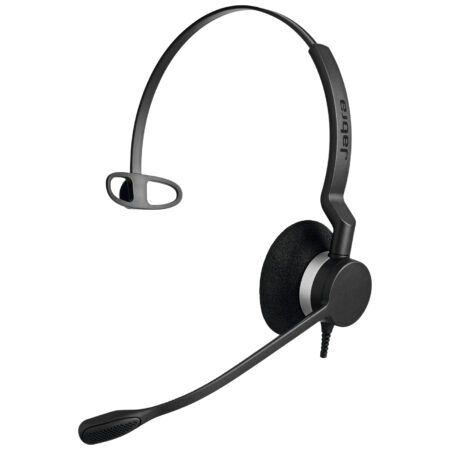 Diadema Mono C/Microfono Alambricos Jabra Biz 2300/Conexion Qd/Color Negro/Brazo Articulado Con Giro De 360º/2303-820-105