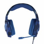 Diadema Audifono C/Microfono Gamer, Alambrico Trust Gxt 322B Carus, 3.5Mm/1M, 20000Hz, Color Negro/Azul, 23249