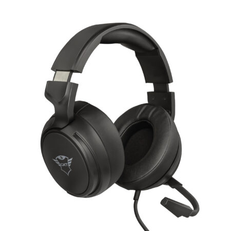 DIADEMA AUDIFONO C/MICROFONO GAMER, ALAMBRICO TRUST GXT 433 PYLO, 3.5MM/1M, 20000HZ, COLOR NEGRO, 23381