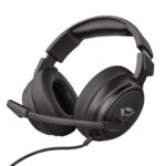 DIADEMA AUDIFONO C/MICROFONO GAMER, ALAMBRICO TRUST GXT 433 PYLO, 3.5MM/1M, 20000HZ, COLOR NEGRO, 23381