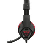 Diadema Audifono C/Microfono Gamer, Alambrico Trust Gxt 404R Rana, Para Nintendo Switch, 20Hz-20000Hz, 3.5 Mm, 1 Metro, Color Negro/Rojo, 23439